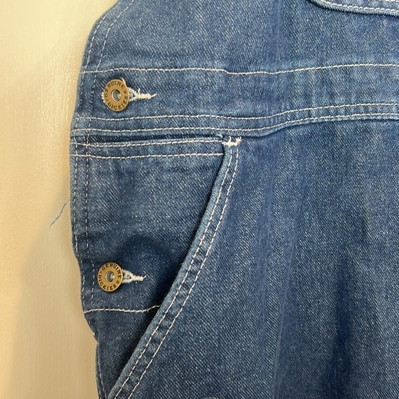 Dickies Blue Denim overalls with Red Label size large. - Picture 5 of 15